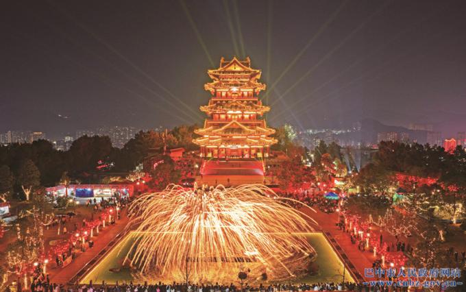 南龛山飞霞阁全新开放